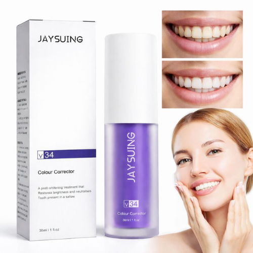 V34 Colour Corrector  Neutralizes Yellow Teeth Instantly and Gives You a Brighter Smile in Minutes