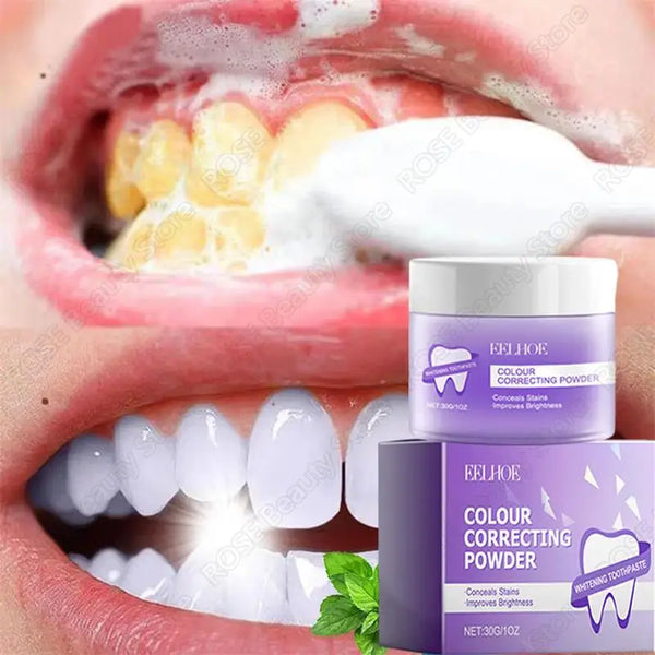 Color Correcting Powder  Whiter, Fresher Teeth in Just 5 Days